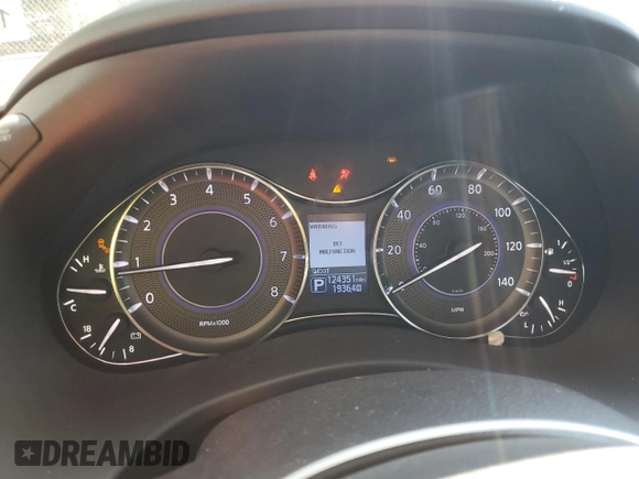 2018 Infiniti QX80 with VIN JN8AZ2ND7J9840781, listed as a Copart auction lot 66780154 with 124,351 mi miles and Salvage Title. Bid and sale history available at carsss.com. Image 9.