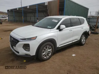 2020 Hyundai Santa Fe SEL with VIN 5NMS3CAD1LH246529, listed as a Copart auction lot 50032415 with 56,412 mi miles and Salvage Title. Bid and sale history available at carsss.com. Image 1.