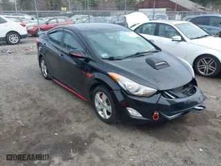 2012 Hyundai Elantra GLS with VIN KMHDH4AE4CU240804, listed as a IAAI auction lot 41887622 with 147,738 mi miles. Bid and sale history available at carsss.com. Image 1.