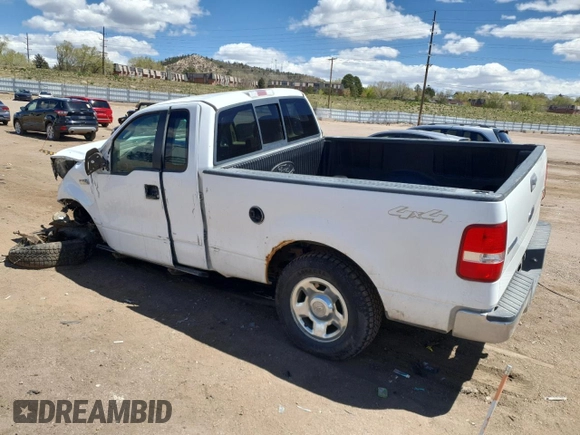 2005 Ford F-150 XL with VIN 1FTRF14W35NA57183, listed as a Copart auction lot 54779225 with Not provided miles and Salvage title. Bid and sale history available at DreamBid. Image 2.