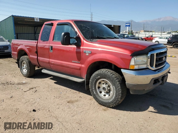 2002 Ford Super Duty F-250 XL with VIN 1FTNX21F92EB05853, listed as a Copart auction lot 71484314 with 0 mi miles and Salvage Title. Bid and sale history available at carsss.com. Image 4.
