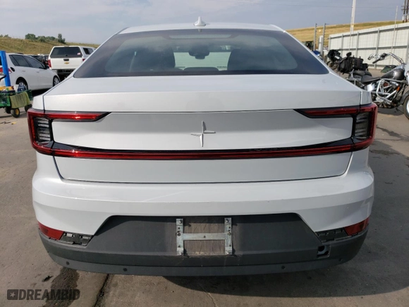 2023 Polestar 2 with VIN YSMED3KA2PL162288, listed as a Copart auction lot 64913254 with 10,709 mi miles and Non Repairable. Bid and sale history available at carsss.com. Image 6.