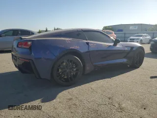 2015 Chevrolet Corvette 2LT with VIN 1G1YD2D7XF5104218, listed as a Copart auction lot 56056945 with 42,300 mi miles and Salvage title. Bid and sale history available at DreamBid. Image 3.