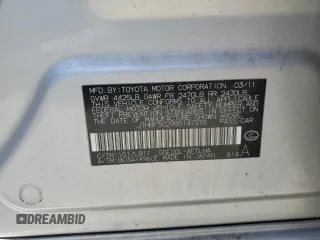 2011 Lexus IS 250 with VIN JTHBF5C29B5147276, listed as a Copart auction lot 58502145 with 172,533 mi miles and Salvage title. Bid and sale history available at DreamBid. Image 12.