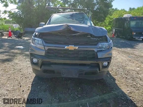 2021 Chevrolet Colorado 2WD LT with VIN 1GCHSCEN0M1291375, listed as a Copart auction lot 56485074 with 61,513 mi miles and Salvage Title. Bid and sale history available at carsss.com. Image 10.