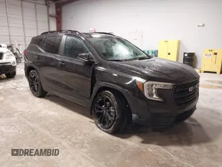 2022 GMC Terrain SLE with VIN 3GKALMEV3NL250628, listed as a IAAI auction lot 41525794 with 75,732 mi miles. Bid and sale history available at carsss.com. Image 1.