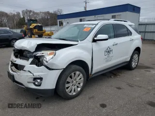 2011 Chevrolet Equinox LTZ z VIN 2GNALFEC8B1182501, wystawiony jako Copart lot #52685135 z przebiegiem 218 354 mil mil oraz Szkoda całkowita • Salvage title. Historia ofert i sprzedaży dostępna na DreamBid. Obrazek 1.
