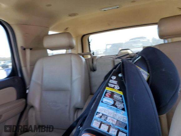 2010 GMC Yukon Denali with VIN 1GKUCEEF1AR226651, listed as a Copart auction lot 46990055 with 214,750 mi miles and Salvage Title. Bid and sale history available at carsss.com. Image 10.