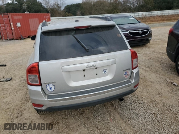 2011 Jeep Compass Limited with VIN 1J4NF5FB6BD182058, listed as a Copart auction lot 42947865 with 186,164 mi miles and Salvage Title. Bid and sale history available at carsss.com. Image 6.