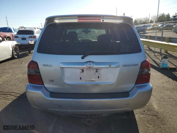 2004 Toyota Highlander with VIN JTEDP21A040006172, listed as a Copart auction lot 48407935 with 128,292 mi miles and Salvage Title. Bid and sale history available at carsss.com. Image 6.