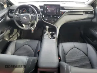 2022 Toyota Camry SE with VIN 4T1T11AK5NU645092, listed as a Copart auction lot 49741835 with 35,366 mi miles and Salvage Title. Bid and sale history available at carsss.com. Image 8.