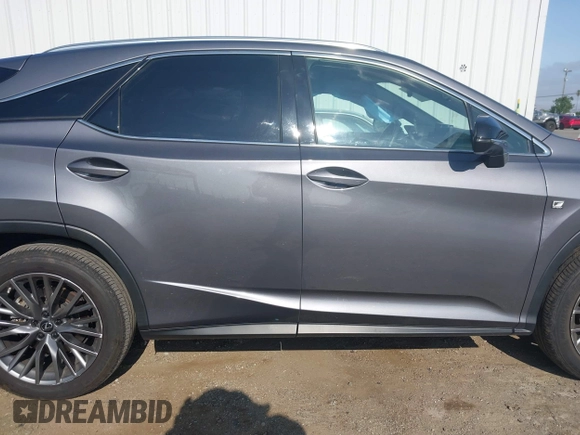 2022 Lexus RX 350 F Sport with VIN 2T2YZMDA5NC311726, listed as a IAAI auction lot 42451167 with 28,304 mi miles and . Bid and sale history available at DreamBid. Image 13.
