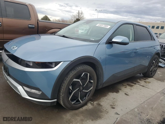 2023 Hyundai IONIQ 5 SEL with VIN KM8KNDAF3PU142782, listed as a Copart auction lot 45057385 with 25660 miles and Salvage Title. Bid and sale history available at carsss.com. Image 1.