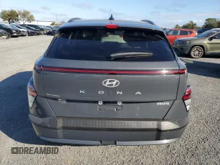 2024 Hyundai Kona SEL with VIN KM8HC3A63RU008254, listed as a Copart auction lot 85442394 with Not Provided miles and Salvage Title. Bid and sale history available at DreamBid. Image 6.