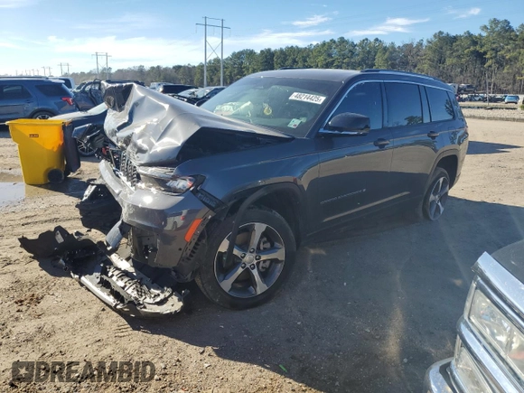 2023 Jeep Grand Cherokee Limited z VIN 1C4RJJBG9P8734457, wystawiony jako Copart lot #48214425 z przebiegiem Nie podano mil oraz Szkoda całkowita • Salvage title. Historia ofert i sprzedaży dostępna na DreamBid. Obrazek 1.