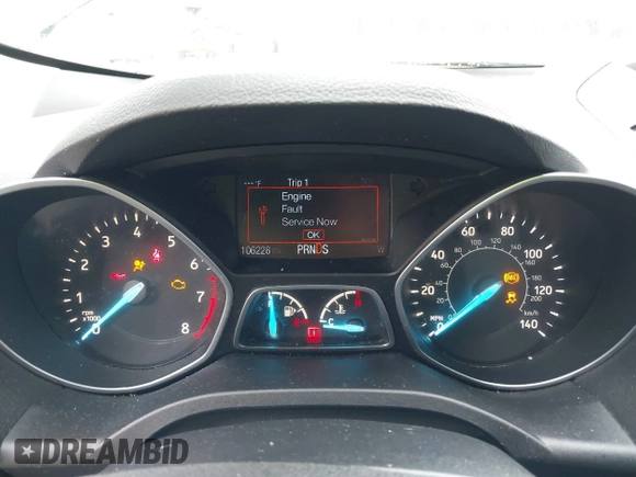 2017 Ford Escape SE with VIN 1FMCU0GD3HUC86839, listed as a IAAI auction lot 42017669 with 106,228 mi miles. Bid and sale history available at carsss.com. Image 7.