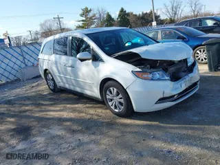 2015 Honda Odyssey EX-L with VIN 5FNRL5H64FB120091, listed as a IAAI auction lot 41864598 with 94,503 mi miles. Bid and sale history available at carsss.com. Image 1.