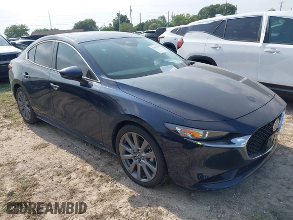 2024 Mazda 3 S Preferred with VIN 3MZBPACMXRM431560, listed as a IAAI auction lot 41937296 with 9,839 mi miles and . Bid and sale history available at DreamBid. Image 1.