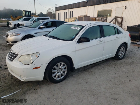 2007 Chrysler Sebring Sdn with VIN 1C3LC46K17N611063, listed as a Copart auction lot 78866744 with 150,918 mi miles and Salvage Title. Bid and sale history available at carsss.com. Image 1.