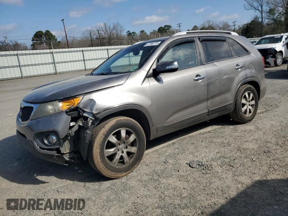 2011 Kia Sorento LX with VIN 5XYKT3A1XBG097651, listed as a Copart auction lot 47799775 with 136,918 mi miles and Salvage Title. Bid and sale history available at carsss.com. Image 1.