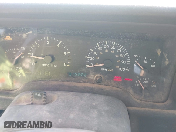 2001 Jeep Cherokee Sport with VIN 1J4FT48SX1L581192, listed as a IAAI auction lot 41828841 with 315,822 mi miles. Bid and sale history available at carsss.com. Image 7.