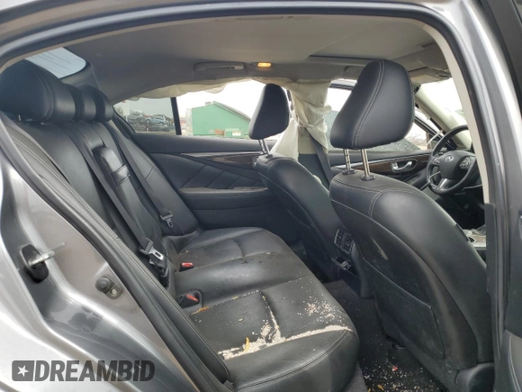 2017 Infiniti Q50 Premium with VIN JN1EV7AR9HM834868, listed as a Copart auction lot 54975165 with 109,746 mi miles and Salvage title. Bid and sale history available at DreamBid. Image 10.