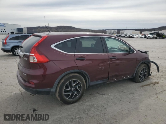 2016 Honda CR-V SE with VIN 2HKRM4H40GH679422, listed as a Copart auction lot 48331255 with 113,794 mi miles and Salvage Title. Bid and sale history available at carsss.com. Image 3.