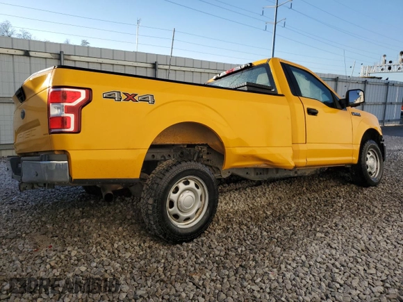 2018 Ford F-150 XL with VIN 1FTMF1E51JKF44507, listed as a Copart auction lot 75211074 with Not Provided miles and Salvage Title. Bid and sale history available at carsss.com. Image 3.