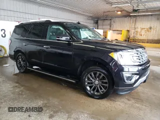 2019 Ford Expedition Limited with VIN 1FMJU2ATXKEA51052, listed as a Copart auction lot 54472145 with 108,999 mi miles and Non repairable. Bid and sale history available at DreamBid. Image 4.