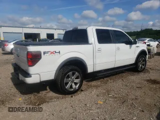 2011 Ford F-150 XL with VIN 1FTFW1EF9BFD26410, listed as a Copart auction lot 62539545 with 154,925 mi miles and Salvage title. Bid and sale history available at DreamBid. Image 3.