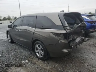2019 Honda Odyssey EX-L with VIN 5FNRL6H74KB099395, listed as a Copart auction lot 42219415 with 113,177 mi miles and Non Repairable. Bid and sale history available at DreamBid. Image 2.