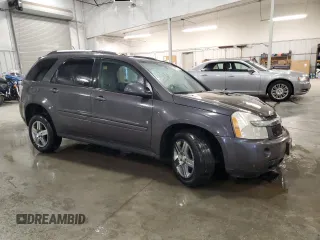 2007 Chevrolet Equinox LT z VIN 2CNDL73FX76235486, wystawiony jako Copart lot #54722235 z przebiegiem 157 687 mil mil oraz Szkody całkowita. Historia ofert i sprzedaży dostępna na DreamBid. Obrazek 4.