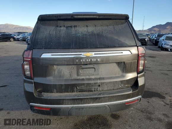 2021 Chevrolet Tahoe LT with VIN 1GNSCNKD8MR377195, listed as a Copart auction lot 50619815 with 35,014 mi miles and Salvage title. Bid and sale history available at DreamBid. Image 6.