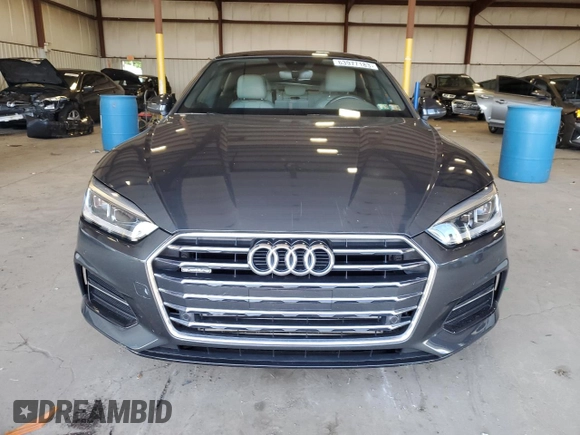 2018 Audi A5 Sportback Premium Plus with VIN WAUBNCF54JA129236, listed as a Copart auction lot 63977183 with 52,521 mi miles. Bid and sale history available at carsss.com. Image 5.