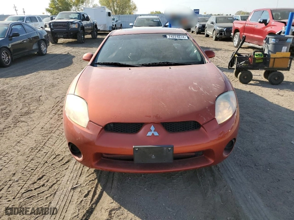 2008 Mitsubishi Eclipse GS with VIN 4A3AK24F28E025843, listed as a Copart auction lot 74224814 with 76,945 mi miles and Salvage Title. Bid and sale history available at carsss.com. Image 5.