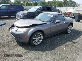 2008 Mazda MX-5 Miata Touring with VIN JM1NC26F180150666, listed as a Copart auction lot 59139755 with 98,965 mi miles and Salvage title. Bid and sale history available at DreamBid. Image 1.