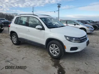 2016 Volkswagen Tiguan S with VIN WVGBV7AX0GW600518, listed as a Copart auction lot 86335544 with 132,123 mi miles and Salvage Title. Bid and sale history available at DreamBid. Image 4.