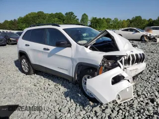 2016 Jeep Cherokee Sport with VIN 1C4PJMAB0GW286149, listed as a Copart auction lot 55111165 with Not provided miles and Salvage title. Bid and sale history available at DreamBid. Image 4.