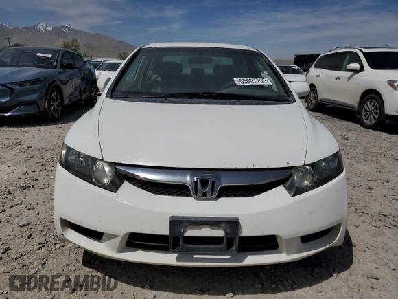 2010 Honda Civic LX with VIN 2HGFA1F50AH588514, listed as a Copart auction lot 56007735 with 393,546 mi miles and Clean Title. Bid and sale history available at DreamBid. Image 5.
