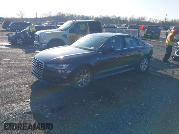 2017 Audi A6 Premium Plus with VIN WAUG8AFC6HN014463, listed as a IAAI auction lot 41931374 with 111,168 mi miles. Bid and sale history available at carsss.com. Image 2.