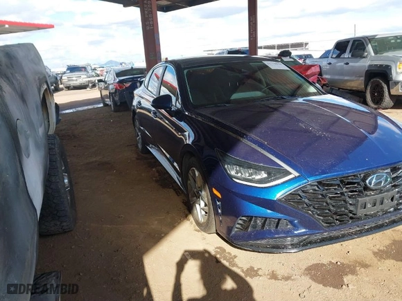 2020 Hyundai Sonata SEL with VIN 5NPEF4JA5LH040035, listed as a IAAI auction lot 41778598 with 52,620 mi miles. Bid and sale history available at carsss.com. Image 1.