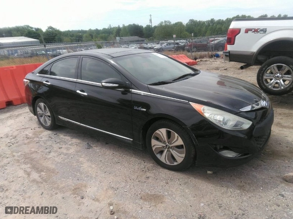 2015 Hyundai Sonata Hybrid Limited with VIN KMHEC4A4XFA119744, listed as a IAAI auction lot 42091103 with 1 mi miles. Bid and sale history available at carsss.com. Image 1.