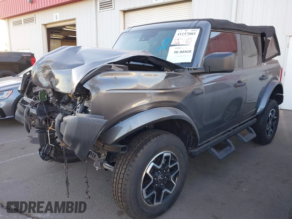 2021 Ford Bronco with VIN 1FMDE5BH2MLB07425, listed as a IAAI auction lot 41157085 with Not provided miles and . Bid and sale history available at DreamBid. Image 17.