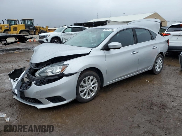 2017 Nissan Sentra S with VIN 3N1AB7AP8HY338639, listed as a Copart auction lot 53784335 with 121,369 mi miles and Salvage Title. Bid and sale history available at DreamBid. Image 1.