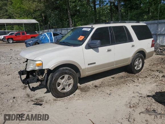 2008 Ford Expedition Eddie Bauer z VIN 1FMFU17518LA16767, wystawiony jako Copart lot #53428865 z przebiegiem 400 310 mil mil oraz Szkody całkowita. Historia ofert i sprzedaży dostępna na DreamBid. Obrazek 1.