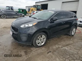 2019 Kia Sportage LX with VIN KNDPM3AC8K7596515, listed as a Copart auction lot 46660405 with 154,229 mi miles and Clean Title. Bid and sale history available at carsss.com. Image 1.