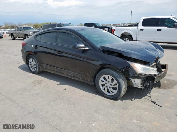 2019 Hyundai Elantra SE with VIN KMHD74LF0KU789505, listed as a Copart auction lot 50531265 with 43,258 mi miles and Salvage Title. Bid and sale history available at carsss.com. Image 4.