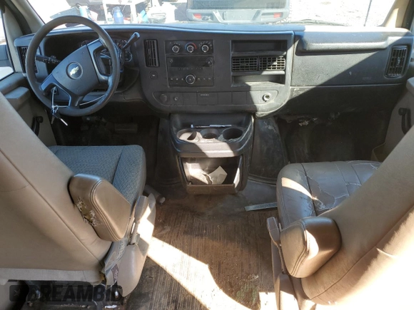 2012 Chevrolet Express Cargo with VIN 1GCSGAFX7C1182728, listed as a Copart auction lot 50874555 with 196,397 mi miles and Clean title. Bid and sale history available at DreamBid. Image 8.