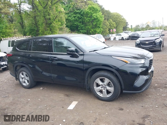 2022 Toyota Highlander LE with VIN 5TDBZRBH6NS194608, listed as a IAAI auction lot 42258410 with 92,047 mi miles and . Bid and sale history available at DreamBid. Image 13.