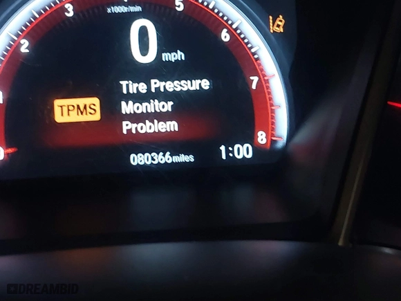 2019 Honda Civic Sedan Sport with VIN 2HGFC2F84KH576619, listed as a IAAI auction lot 41556739 with 80,366 mi miles. Bid and sale history available at carsss.com. Image 16.